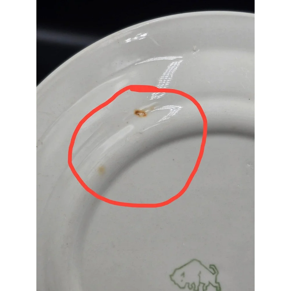 Buffalo China 9810A White Salad Bread Dessert Plate 8